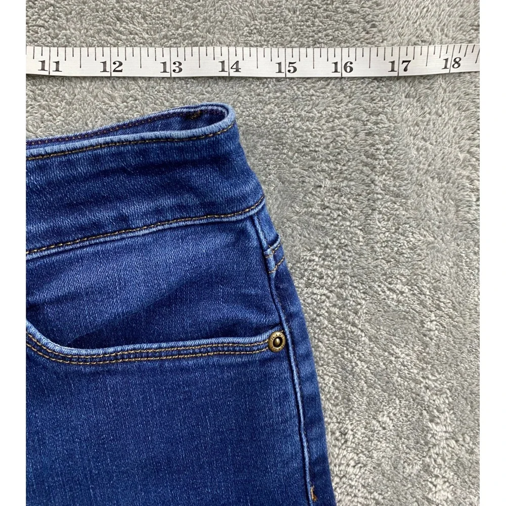 NYDJ Marilyn Straight Leg Jeans Dark Blue Wash Lift Tuck Size 8 MDNM2013 Mens